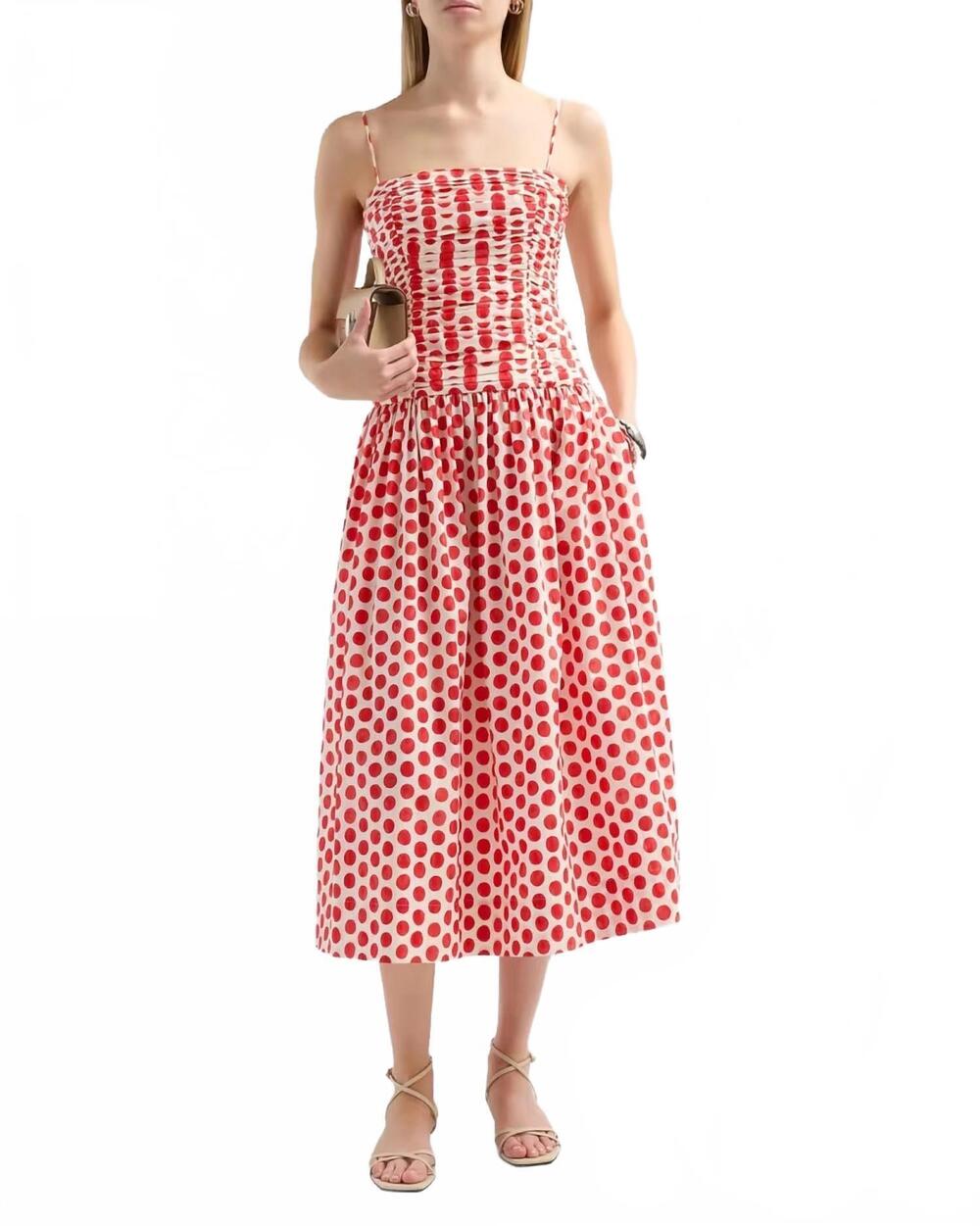 NEW CARA CARA rahi midi dress in celeste sp